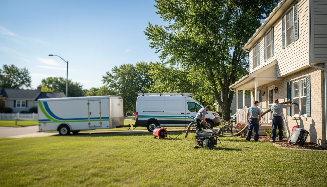 Flooded Basement Restoration And Cleanup With Repair in Humboldt, KS near me